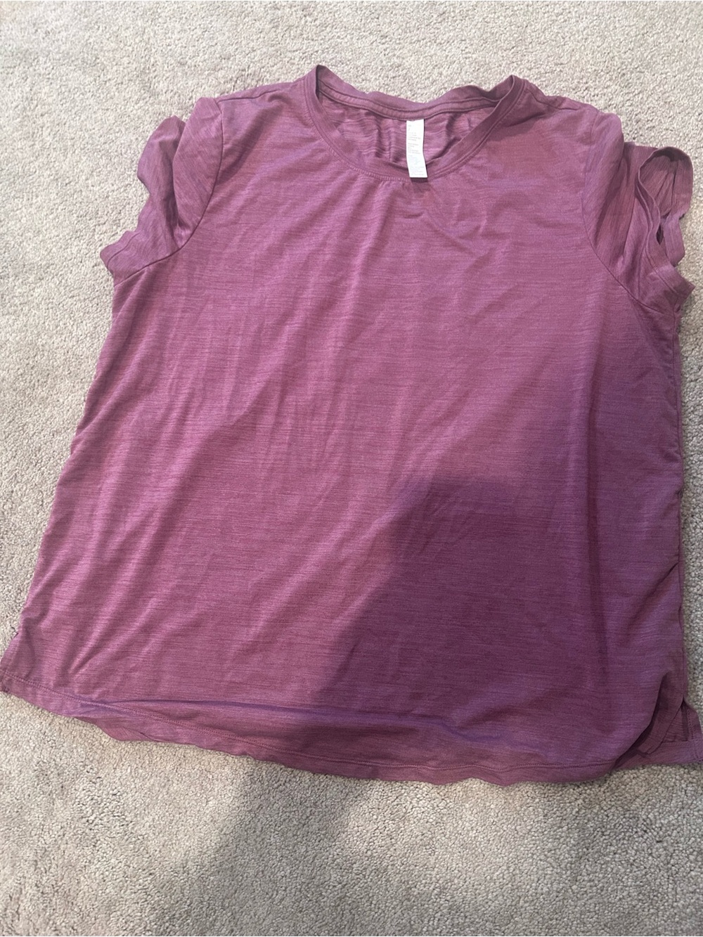 Zella Women’s Short Sleeve Tee - Mauve Pink